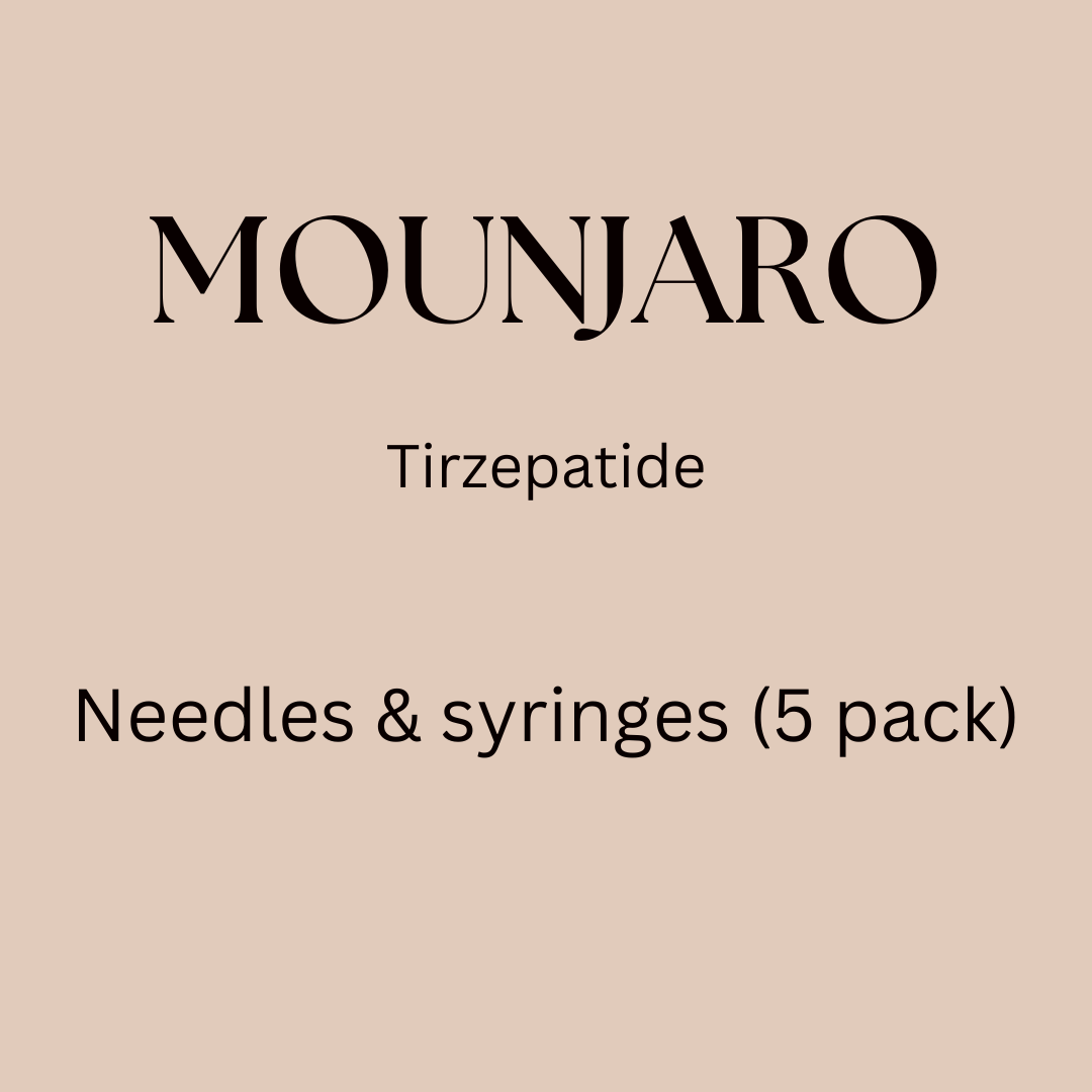 Mounjaro needles & syringes (5 pack)